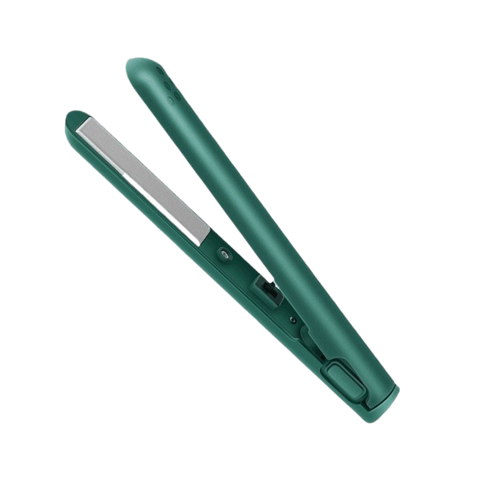 mmirethe Mini Hair Styling Iron Straighten Or With Ease Mini Hair Straightener ABS Hair Iron Straightener Straightening green