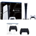 thumbnail image 1 of PlayStation 5 Digital Slim Console + PlayStation 5 DualSense Wireless Controller Midnight Black - Includes PS5 Console & DualSense Controller - 16GB RAM 1TB SSD, 1 of 5