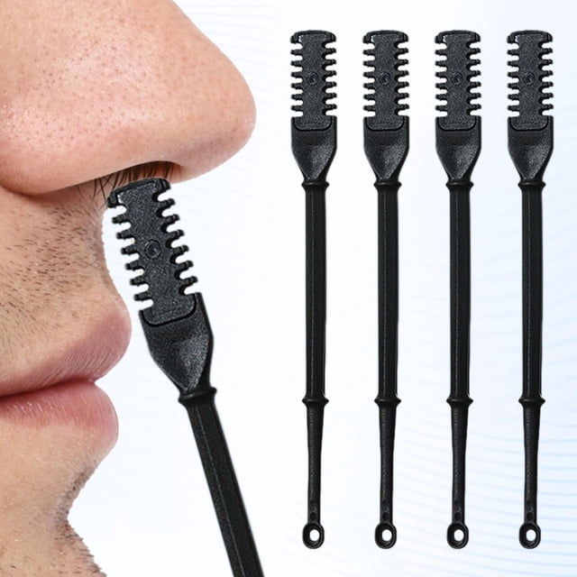 Beauty Tools Nose Hair Clipper Manual Nose Hair Trimmer With 360 Rotating Cleaning Double Brush Head Nose Hair Clipper Available In 5 Colors, Beauty Tools for Women