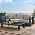thumbnail image 1 of Modway Tahoe Outdoor Patio Powder-Coated Aluminum 2-Piece Set in Gray Gray, 1 of 10