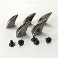 thumbnail image 3 of GUOOL 5 Pcs Clous de Forme Rivets pour Chapeau Sac Cuir Artisanat Décoration Gris, 3 of 6
