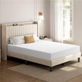 thumbnail image 1 of Yaheetech Matelas en Mousse Mémoire Infusée de Gel de 8 Pouces Format Grand Lit avec Parfum de Thé Vert, Blanc, 1 of 7
