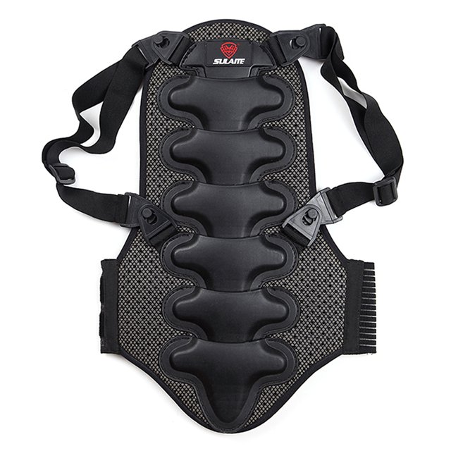 Motorcycle Back Protector Detachable Thick EVA Protection Back Pad Cushion for Motorcycling Mountain Biking Skating Skiing