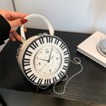 thumbnail image 3 of FOCUSNORM Women Fashion Crossbody Purses Clock Shaped Shoulder Bags Leather Handbag Clutch Purses, 3 of 5