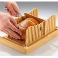 thumbnail image 2 of Bread Slicer With 3 Slice Thickness Foldable Cutting With Crumb Tray Stainless Steel Bread For Homemade Bread Cake 5.5” Wide X 5” Tall, 2 of 7