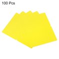 thumbnail image 3 of Unique Bargains Blank Greeting Cards,100pack Favor Decor Foldable Blank Card ,Yellow Card Paper, 3 of 5