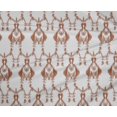 thumbnail image 4 of oneOone Tissu Polyester Lycra Motif Cachemire Ikat Tissu de Décoration Imprimé BTY 56 Pouces de Large, 4 of 4