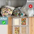 thumbnail image 3 of Sorbus 4-Pack Airtight Dry Food Storage Containers with Lids, Labels & Marker – BPA-Free Pantry Organizer, 5L Each for Sugar, Flour, Rice & More, 3 of 7