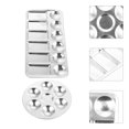 thumbnail image 2 of Color Mixing Plates Silver for Child in Painting Activities 2Pcs 9.1x4.3in, 2 of 8