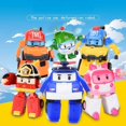 thumbnail image 4 of Robocar Poli Robot de Transformation Poli Amber Roy Jouets de Voiture Figurines d'Action Jouets 2 Paquets, 4 of 12