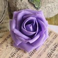 thumbnail image 4 of Dalazy Pack of 50 Artificial Bionic Flowers PE Foam Simulation Roses Fake Flower Decorations Wedding Party Engagement Presents Purple, 4 of 8