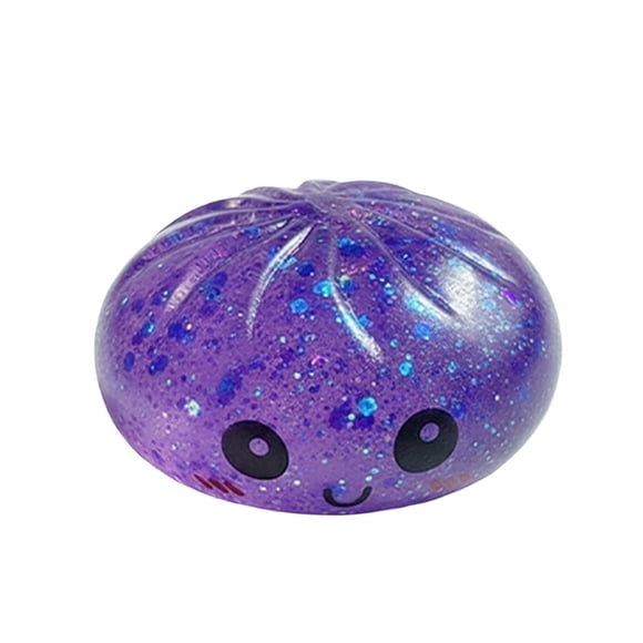 Rare Glitter Dumpling Squeeze,Mystery Blind Box Bao Bun,Sparkling Stress Relief Fidget Toy,Glitter Squeeze Toy,Desktop Accessory,Anxiety Relief,Adhd Focus Tool,Easter Squeeze Toys,Random Color
