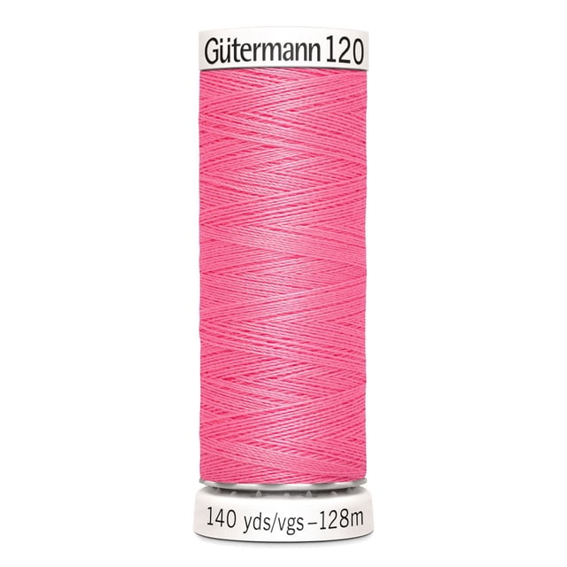 GÜTERMANN Sew-All Polyester Thread 128 m (140 yd) Pink 5-Pack, 128 m (140 yd)