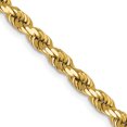 thumbnail image 1 of 14k Yellow Gold 20 Inch 4mm Rope Chain Necklace Pendant Charm, 1 of 9