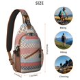 thumbnail image 4 of Rustic Style Bohemian Sling Backpack for Travel, Vintage Inspired Lightweight Crossbody Hiking Shoulder Daypack, 4 of 6