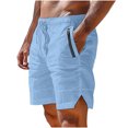 thumbnail image 1 of Diufon Men's Athletic Shorts Drawstring Waisted Outdoor Sport Shorts Spring Summer Hiking Shorts with Pockets, 1 of 6