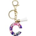 thumbnail image 1 of Letter Keychain,26 Letters A-Z Decorative Letter Keychain,Name Keychain for Women Girls Men Teenager Gift, 1 of 2