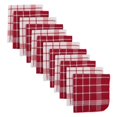 thumbnail image 1 of DII Tissage Gaufré Kitchen Collection 100 % Coton, Lavable à la Machine, Séchage Rapide et Absorbant, Ensemble de Linges à Vaisselle, Rouge, 12 Unités, 1 of 2