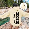 thumbnail image 2 of WEAIXIMIUNG Cropped Sweatshirt Jacket Ladies Senior Mom 2025 Shirt 2025 Graduating Class Sweatshirt T Shirt Alphabet Print Long Sleeved Hoodieladies Senior Mom 2025 Shirt 2025 Graduating Class, 2 of 5