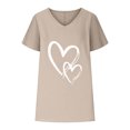 thumbnail image 3 of Birdeem Femmes Été Aguichant Mode Imprimé Régulier Col en V Femmes Manches Courtes Haut Blouse, 3 of 6