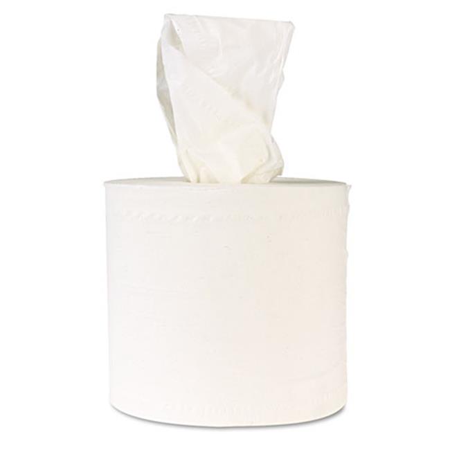 Windsoft. 1420 Center-Flow Perforated Paper Towel Roll, 8 x 13 1/2, White, 6 Rolls/Carton