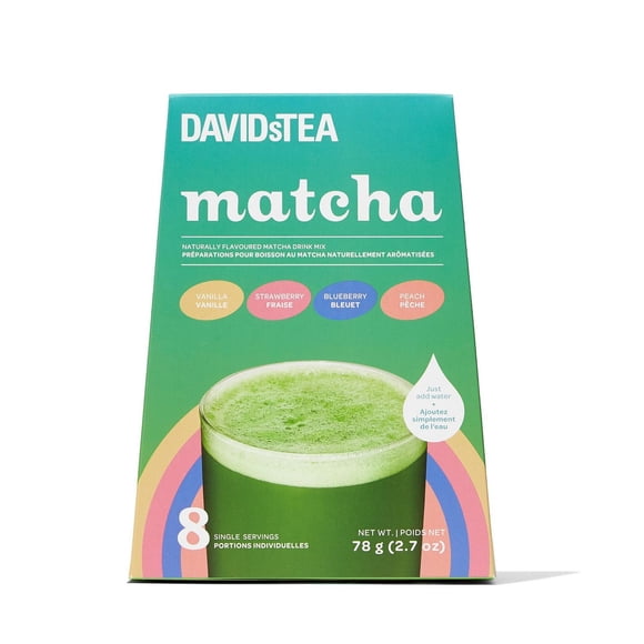 DAVIDsTEA Fruity Matcha Single Serves Variety Pack