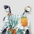 thumbnail image 3 of PatPat Family Matching Colorblock T-Shirt and Floral Button Up Strap Dress Sets, 3 of 4