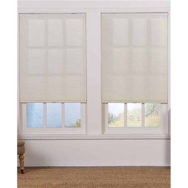 Store Cellulaire Sans Cordon à Filtration de Lumière, Crème - 27 x 72 Po