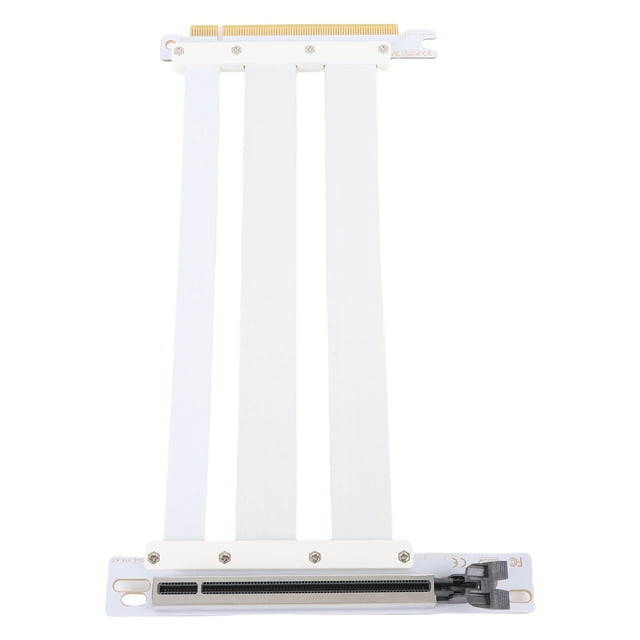 PCIe 4.0 X16 Riser Cable, 90 GPU Extension Card Adapter, for RTX 4090/8900XT, 128Gbps, Compatible with PCIe 3.0/2.0, 20cm