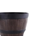 thumbnail image 4 of Barils Rustiques en Résine Seau Jardinière Pots de Plantes Boîtes Contenant Seau Jardinière de Cour Arrière Extérieur Intérieur, 4 of 6