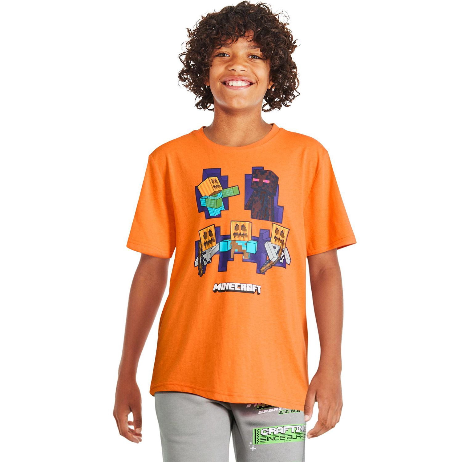 T-shirt d’Halloween Minecraft pour garçons