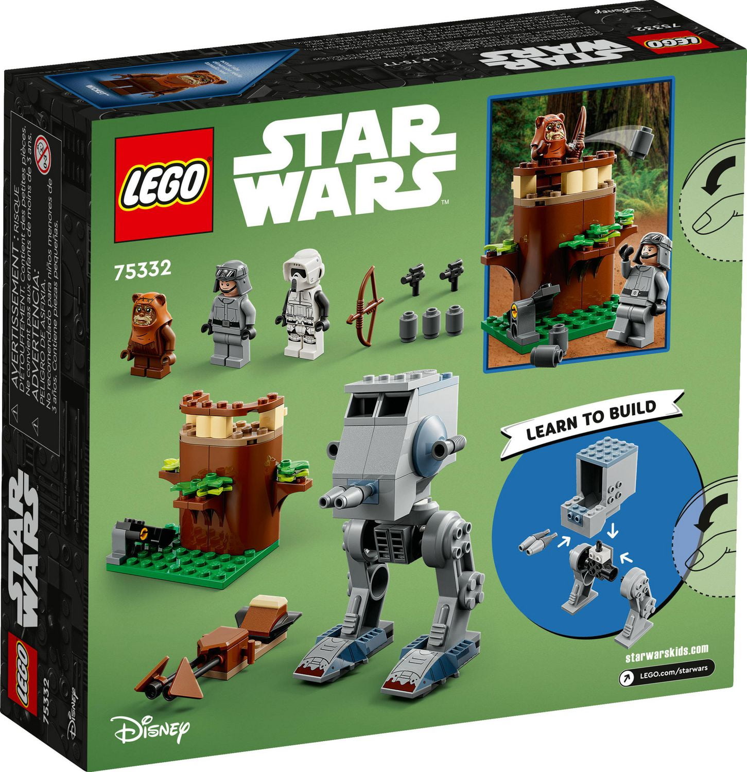 LEGO Star Wars AT-ST 75332 Toy Building Kit (87 Pieces)
