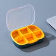 thumbnail image 4 of Vrorvz Boîte de Rangement de Médicaments Portable avec 6 Compartiments, Pratique pour le Voyage, Conception Détachable, Étanche, Compacte, Étui de Transport pour Médicaments, Organisateur Anti-Humidité pour une Utilisation Facile, 4 of 6