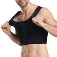 thumbnail image 2 of Baohd Men Chest Shape Vests Male Control Breast Gynecomastia Professional Tank Top Correct Corset Compressing Compression No.1, 2 of 8