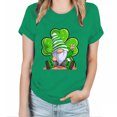 thumbnail image 1 of QIPOPIQ T-Shirts à Manches Courtes pour Femmes à Col Rond T-Shirts de la Saint-Patrick Tunique à Col Rond Shamrock T-Shirt Vert T-Shirts de la Saint-Patrick T-Shirts Élastiques Confortables Unis T-Shirts de Fête T-Shirts Graphiques Aubaines, 1 of 3