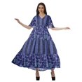 thumbnail image 4 of Moomaya Robes d'Été Imprimées à Manches Courtes pour Femmes, Tenue de Fête Décontractée, 4 of 4