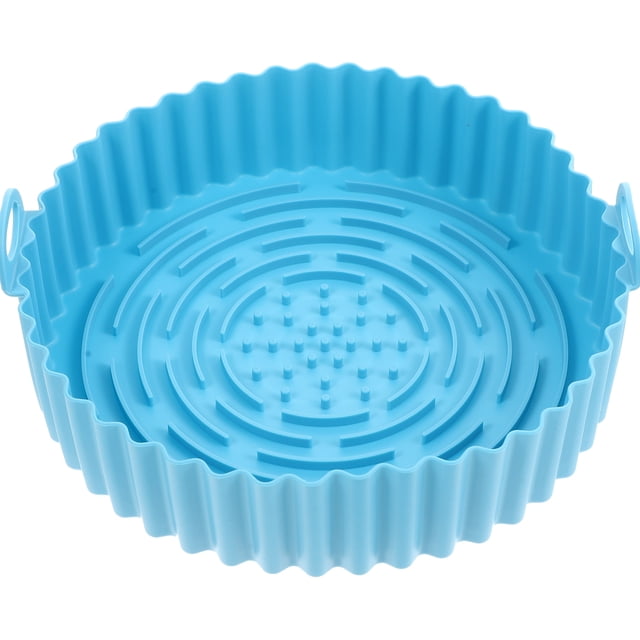 Air Fryer Silicone Pot Reusable Air Fryer Baking Basket Air Fryer Accessory