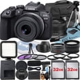 thumbnail image 1 of Canon EOS R10 Appareil Photo Sans Miroir avec Objectif RF-S 18-45mm + Lot de 2 Cartes Mémoire 32 Go + Étui + Accessoire ZeeTech, 1 of 9