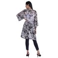 thumbnail image 4 of Moomaya Long Sheer Shrug Printed Open Front Beach Coverup Summer Cardigan, 4 of 8