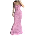 thumbnail image 1 of Robes d'Été 2025 pour Femmes Robes de Soirée pour l'Automne Tendance Bohème à Imprimé Floral Femme Habillée Col Rond Sans Manches, 1 of 9