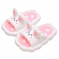thumbnail image 1 of EGNMCR Girl's Slippers Summer Children's Shoes Three-dimensional Rabbit Indoor Non-slip Soft-soled Slippers Kid Shoes, 1 of 7