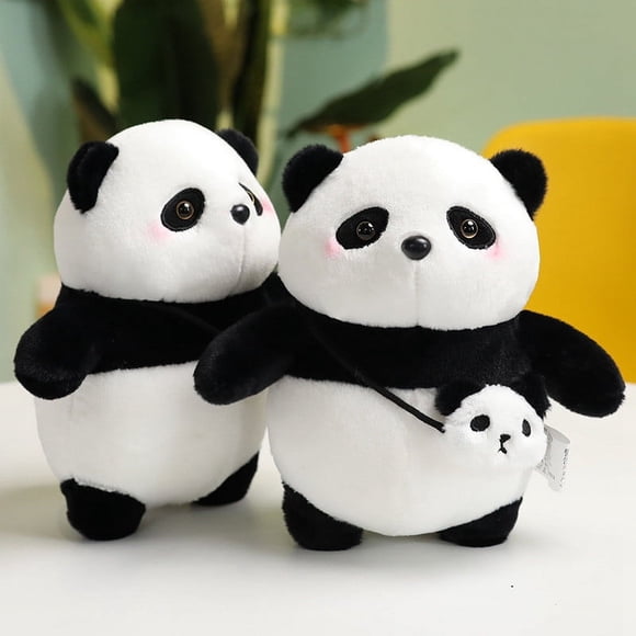 Animaux en Peluche Pandas Exceptionnels pour la Maison. Ours de 8,7 Pouces avec Bébé. Jouets pour Enfants Cadeau