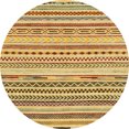 thumbnail image 1 of Ahgly Company Tapis d'Intérieur Ronds Abstraits Rouges Abstraits pour Aire, 5 Pieds Rond, 1 of 6