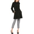 thumbnail image 2 of INSPIRE CHIC Manteau d'Hiver pour Femme à Col Peter Pan, à Simple Boutonnage, 2 of 6