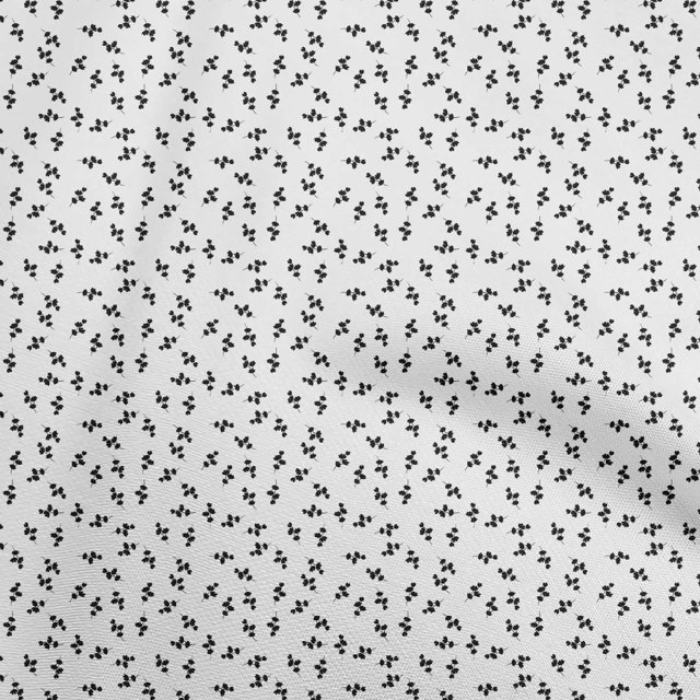 oneOone Polyester Spandex White Fabric Floral Sewing Craft Projects Fabric Prints By Yard 56 Inch Wide