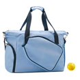thumbnail image 3 of Lipstore Sac pour Raquette de Pickleball Sac Bandoulière avec Fermeture Éclair Sac de Transport Portable Ajustable Bleu Ciel, 3 of 7