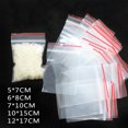 thumbnail image 2 of Coofit 100 Pcs Sac Refermable Réutilisable Polyvalent Sac en Plastique Transparent Sac à Glissière, 2 of 2