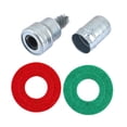 thumbnail image 1 of 3 Sets Cleaning Brush Washer Car Batteries Green Battery Terminal Protector Battery Terminal Washers Automotive Tools Washers Fiber Protector Marine Battery Brush Red Steel Wire, 1 of 2