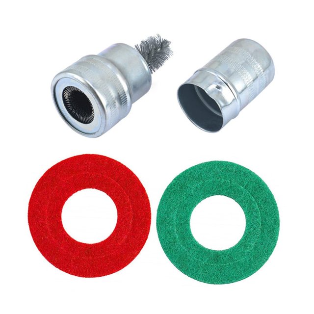 3 Sets Cleaning Brush Washer Car Batteries Green Battery Terminal Protector Battery Terminal Washers Automotive Tools Washers Fiber Protector Marine Battery Brush Red Steel Wire
