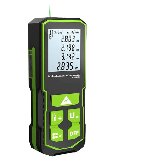 Ranfinder Compteur de Distance Numérique Mesure 60 m 100 m 120 m Ruban Ran Détecteur Vert Beem, Haute Précision